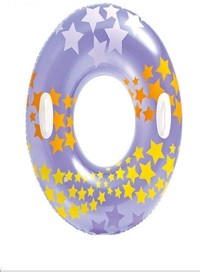 Skyzone Inflatable Designer Swimming Pool Ring Tube for Kids Boys and Girls (Multi-Design,Multi-Color) (91CM) - Image 2